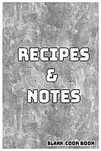 Blank Cookbook Recipes & Notes: Cookbooks, Watercolor Notebook, Notebooks (Paperback)