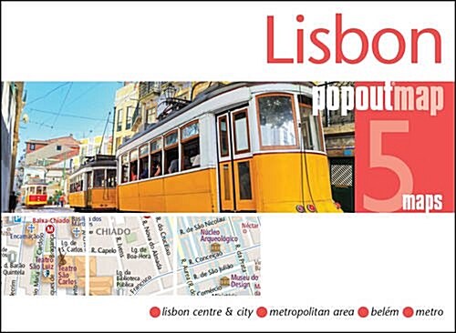 Lisbon PopOut Map (Sheet Map, folded)