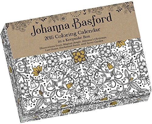 Johanna Basford 2018 Coloring Day-To-Day Calendar (Daily)