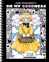 [중고] Mary Engelbreit 2018 Weekly Planner Calendar: Oh My Goodness (Desk)