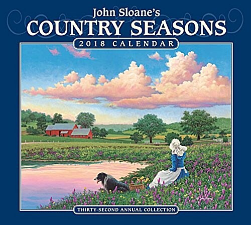 John Sloanes Country Seasons 2018 Deluxe Wall Calendar (Wall)