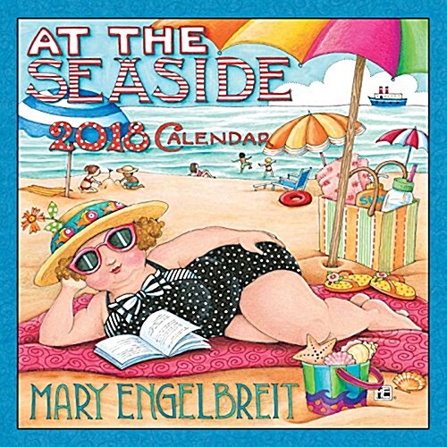 Mary Engelbreit 2018 Mini Wall Calendar: At the Seaside (Desk)