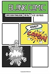 Comic Craziness Blank Comic Book Panelbook (Paperback, NTB)