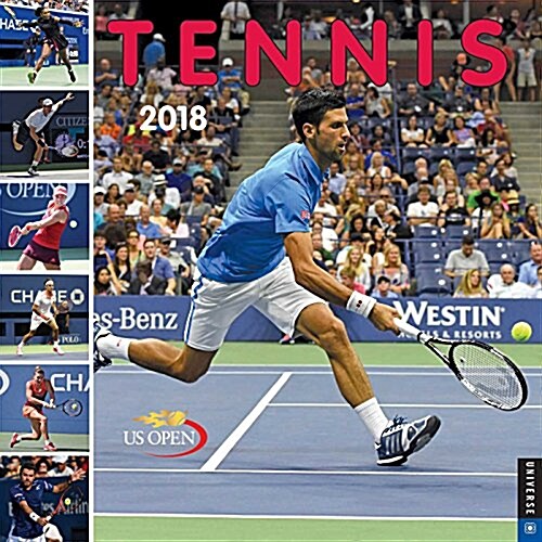 Tennis the U.S. Open 2018 Wall Calendar: The Official Calendar of the United States Tennis Association (Wall)