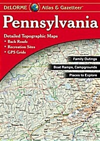 Delorme Pennsylvania Atlas & Gazetteer (Paperback)