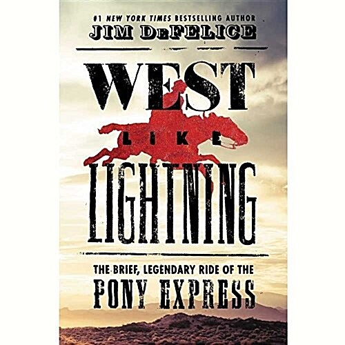 West Like Lightning: The Brief, Legendary Ride of the Pony Express (Audio CD, Library)