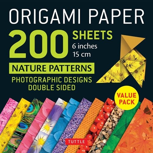 Origami Paper 200 Sheets Nature Patterns 6 (15 CM): Tuttle Origami Paper: High-Quality Double Sided Origami Sheets Printed with 12 Different Designs (Other)