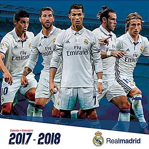 Real Madrid 2018 17-month Calendar (Calendar, Wall, Bilingual)