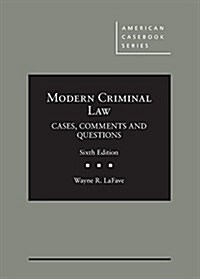 Modern Criminal Law (Hardcover, 6th, New)