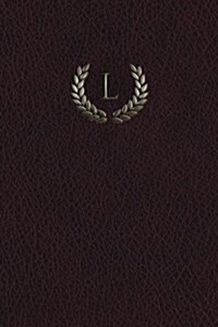 Monogram l Notebook: 150 Page Journal Diary Notebook (Paperback)