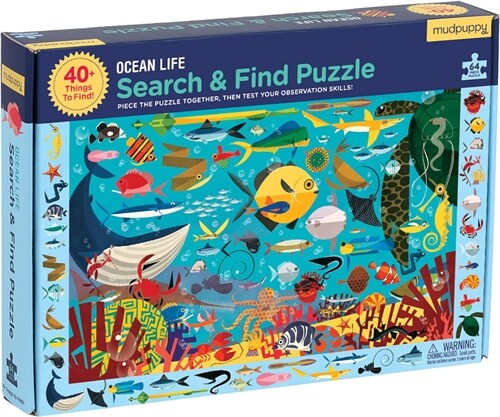 Ocean Life Search & Find Puzzle (Other)