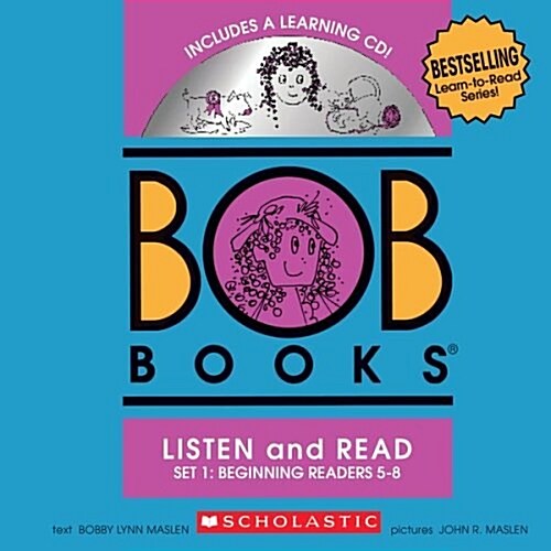 [중고] Bob Books Listen and Read 2 (Hardcover, Compact Disc)