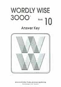 [중고] Wordly Wise 3000 : Book 10 Answer Key (Paperback, 2nd Edition )