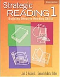 [중고] Strategic Reading 1 Students book : Building Effective Reading Skills (Paperback)