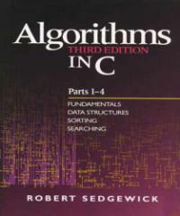 Algorithms in C 3rd ed