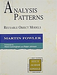 [중고] Analysis Patterns: Reusable Object Models (Hardcover)