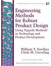 [중고] Engineering Methods for Robust Product Design (Hardcover, Diskette)
