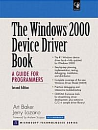[중고] The Windows 2000 Device Driver Book: A Guide for Programmers [With CDROM] (Paperback, 2, Revised)