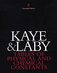 Tables of Physical and Chemical Constants and Some Mathematical Functions (Hardcover, 16th, Subsequent)