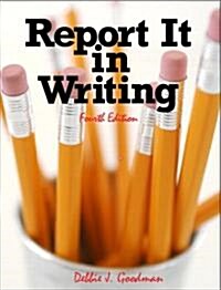 Report It in Writing (Paperback, 4th)