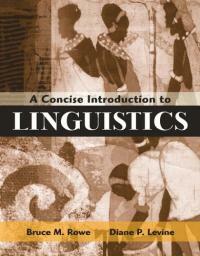 A concise introduction to linguistics