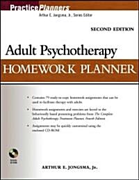 Adult Psychotherapy Homework Planner [With CDROM] (Paperback, 2nd)