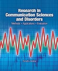 Research in Communication Sciences and Disorders: Methods-Applications-Evaluations (Paperback)