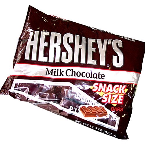 [미국] 허쉬 밀크 초콜릿(스넥사이즈) 305g