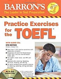 [중고] Barrons Practice Exercises for the TOEFL (Paperback, Compact Disc, 6th)