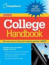 College Handbook 2008 (Paperback, 45th)