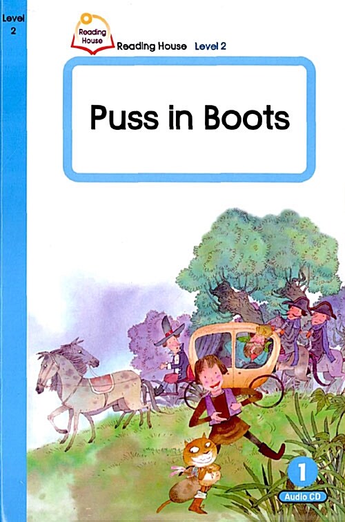 [중고] Puss in Boots (Hardcover + CD 1장)