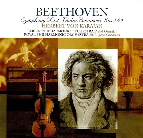 [수입] 베토벤 : 교향곡 2번 & 바이올린 로망스 1, 2번 [180g LP]