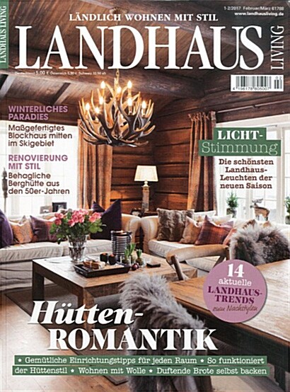 Landhaus Living (격월간 독일판): 2017년 01월호