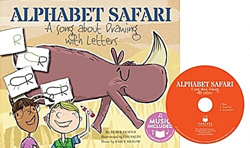 Alphabet Safari: A Song about Drawing with Letters (Hardcover)