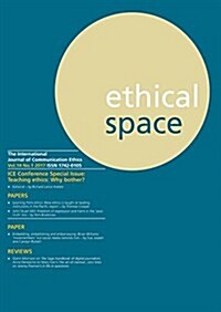 Ethical Space Vol.14 Issue 1 (Paperback)