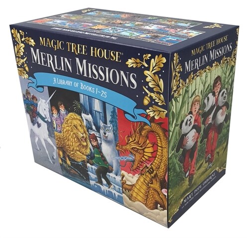 [중고] Magic Tree House Merlin Missions #1-25 Boxed Set (Paperback)