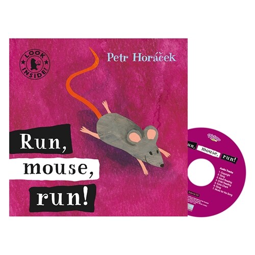 Pictory Set Infant & Toddler 16 : Run, Mouse, Run! (Boardbook + Hybrid CD)