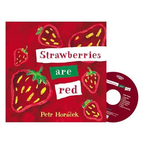 Pictory Set Infant & Toddler 21 : Strawberries are Red (Boardbook + Hybrid CD)