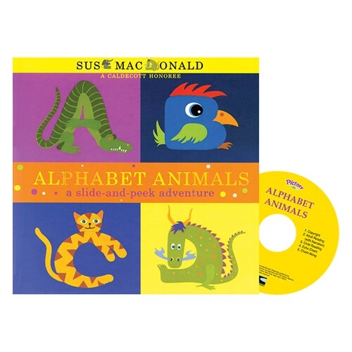 Pictory Set Infant & Toddler 22 : Alphabet Animals (Boardbook + Audio CD)