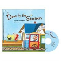 Pictory Set 마더구스 1-02 / Down by the Station (Paperback, Audio CD, Mother Goose) - 픽토리 Picture Your Story