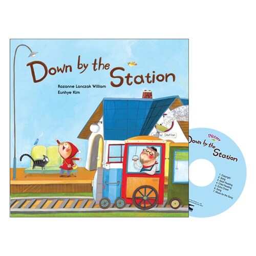 [중고] Pictory Set 마더구스 1-02 / Down by the Station (Paperback + Audio CD)