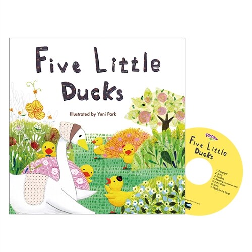 Pictory Set 마더구스 1-07 : Five Little Ducks (Paperback + Audio CD, Mother Goose)