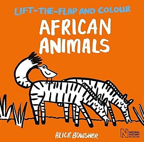 Lift-the-Flap and Colour African Animals (Paperback)