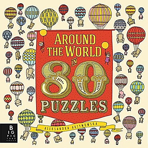 Around the World in 80 Puzzles (Hardcover)