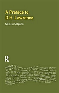 A Preface to Lawrence (Hardcover)