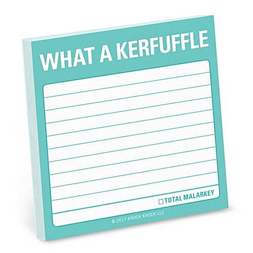What a Kerfuffle Sticky Note (Stickers)