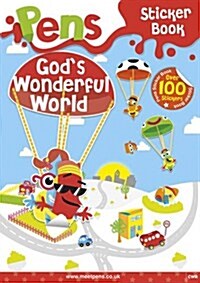 Pens Sticker Book: Gods Wonderful World (Paperback)