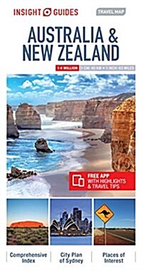 Insight Guides Travel Map Australia & New Zealand (Sheet Map, 5 Revised edition)