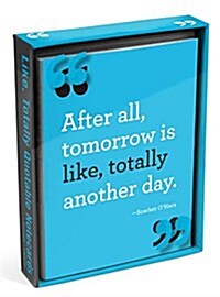 Like Totally Quote (Notebook / Blank book)