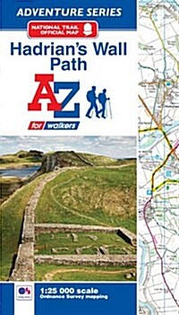 Hadrians Wall Path Adventure Atlas (Paperback)